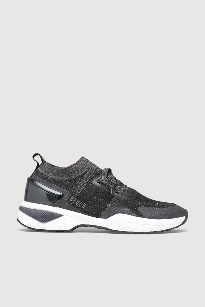 Black Kids' Bloch Alcyone Lifestyle Sneakers | FUSUI25320