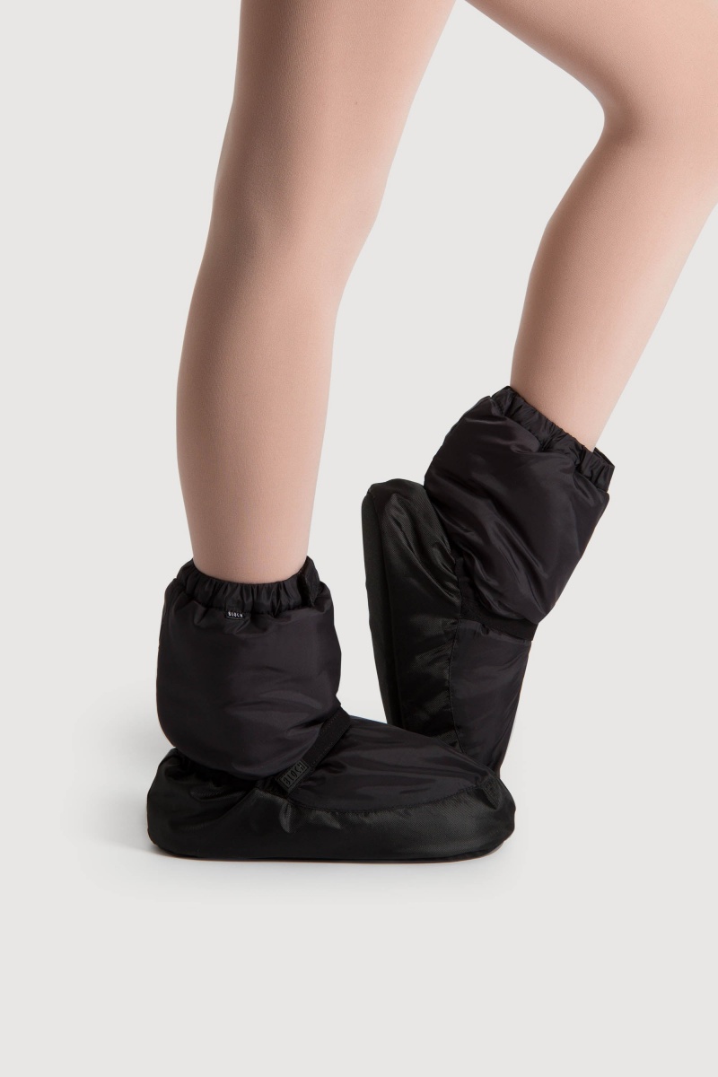 Black Kids' Bloch Children Warmup Booties | GUSEC13479