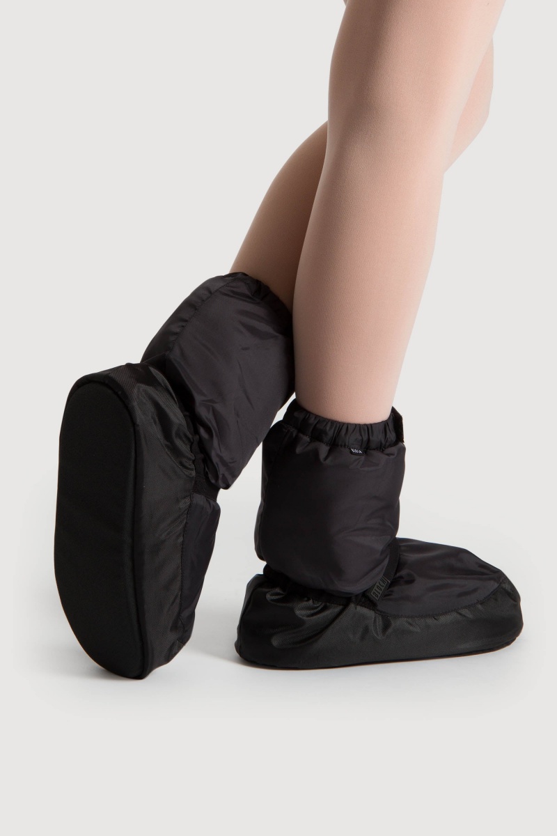 Black Kids' Bloch Children Warmup Booties | GUSEC13479