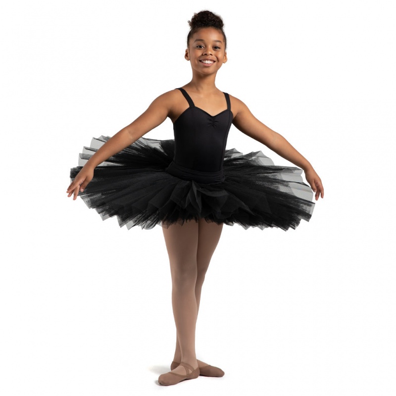 Black Kids' Bloch Classic Practice Skirts | PUSER17523