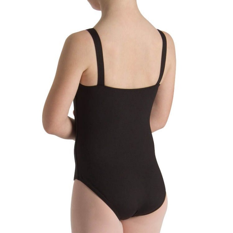 Black Kids' Bloch Evanleigh Princess Line Leotards | PUSER84767