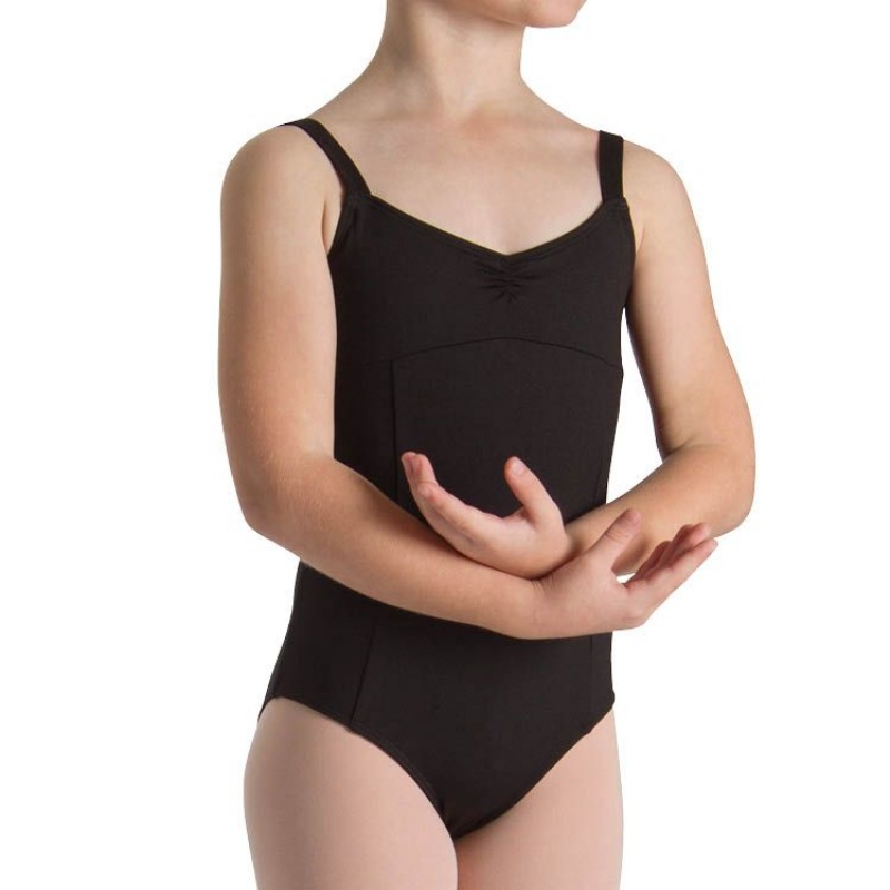 Black Kids' Bloch Evanleigh Princess Line Leotards | PUSER84767