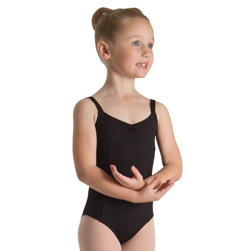 Black Kids\' Bloch Evanleigh Princess Line Leotards | PUSER84767