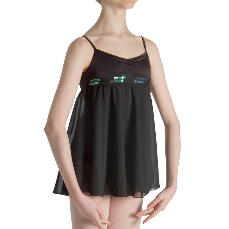 Black Kids' Bloch Haruna Leotards | USIIZ47666