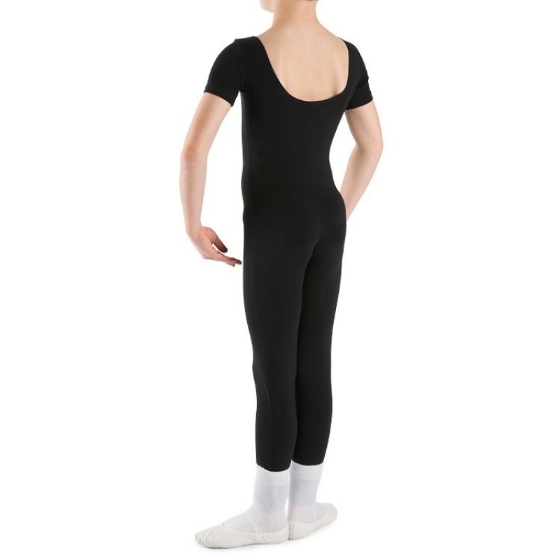 Black Kids' Bloch Matt Unitard Tight | USEGJ70336