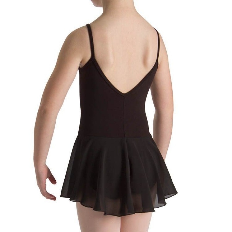 Black Kids' Bloch Mirella Alice Cami Tween Leotards | USNEJ98735