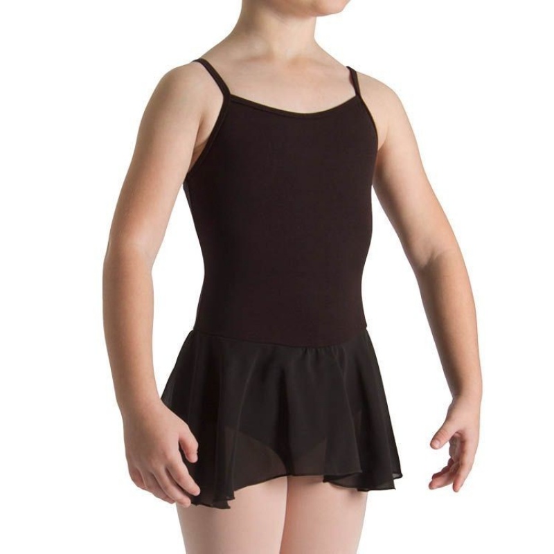 Black Kids' Bloch Mirella Alice Cami Tween Leotards | USNEJ98735