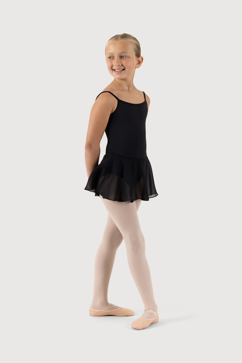 Black Kids' Bloch Oriole Camisole Leotards | GUSUC63325