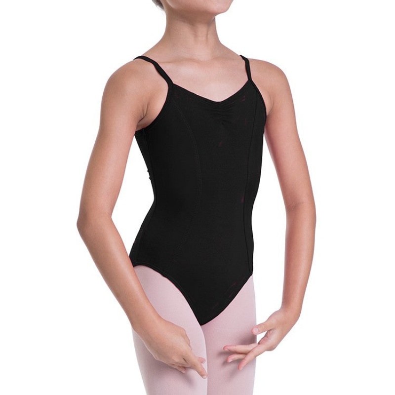 Black Kids' Bloch Overture Oriana Princess Seam Leotards | MUSHR91406