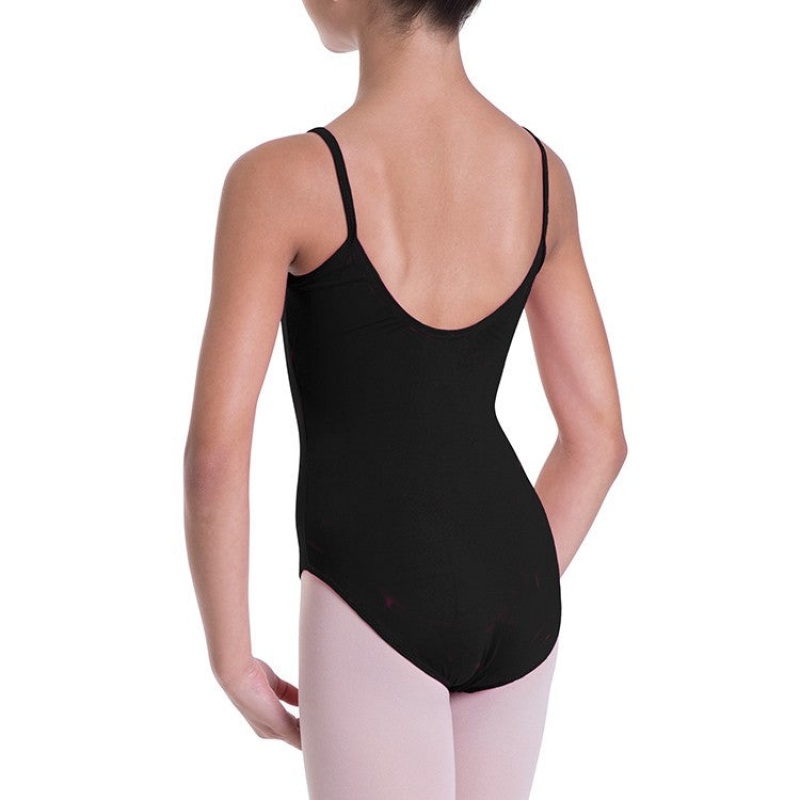 Black Kids' Bloch Overture Oriana Princess Seam Leotards | MUSHR91406