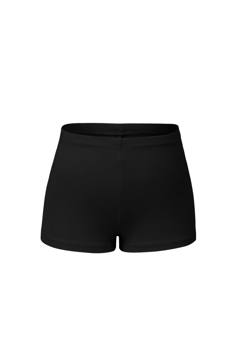 Black Kids\' Bloch Starr High Waist Micro Short Underwear | BUSSO29878