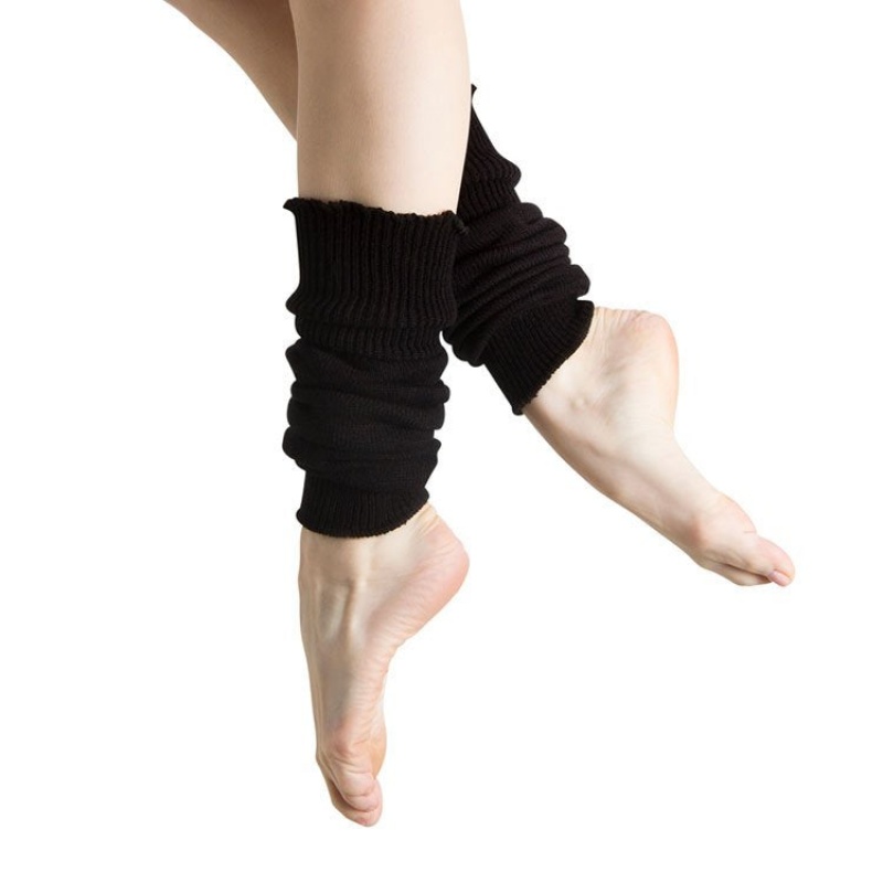 Black Men's Bloch Anna Legwarmers Knitwear | SUSVO40649