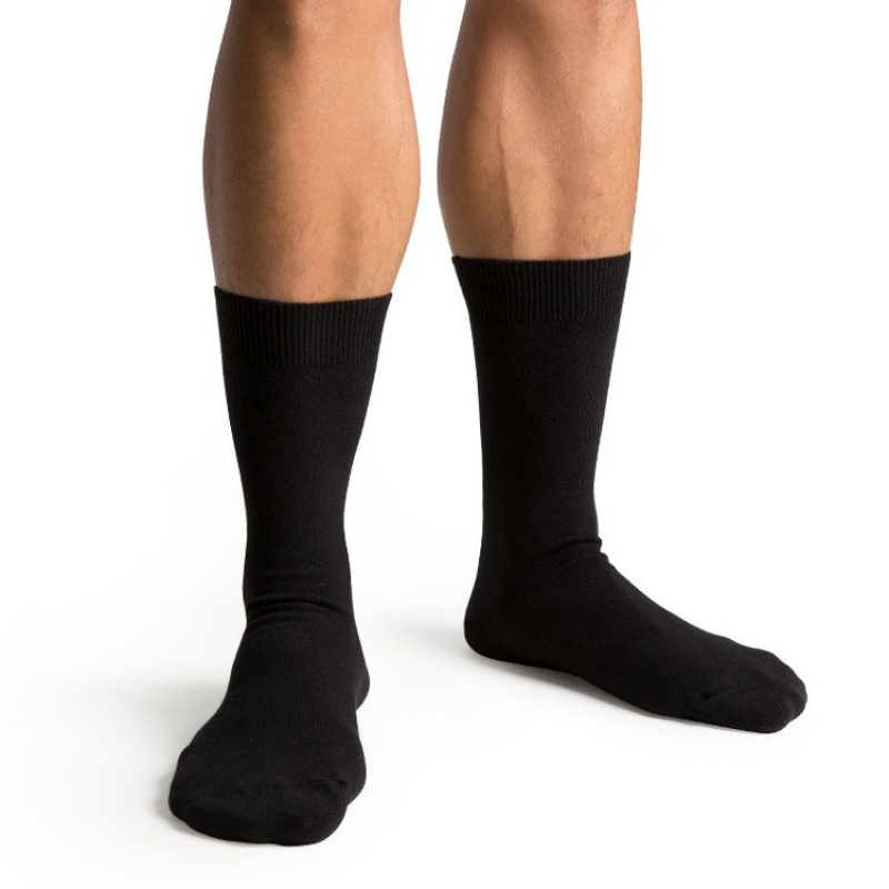 Black Men's Bloch Dance Socks | TUSPQ31511