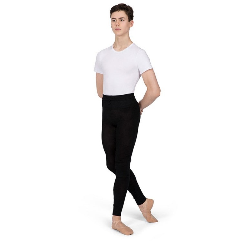 Black Men's Bloch Quebex Full Length Fold Down Knitwear | GUSEC38248