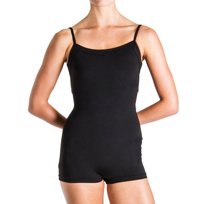 Black Women\'s Bloch Bloem Woven Cross Back Tomboy Unitards | UUSND70900