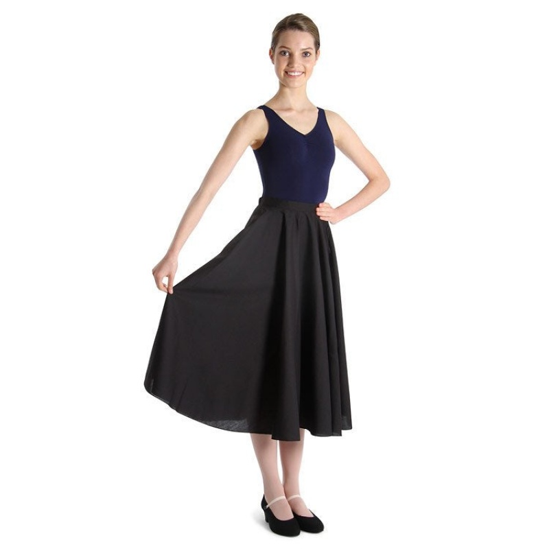 Black Women's Bloch Cara Ladies Skirts | AUSDF16110