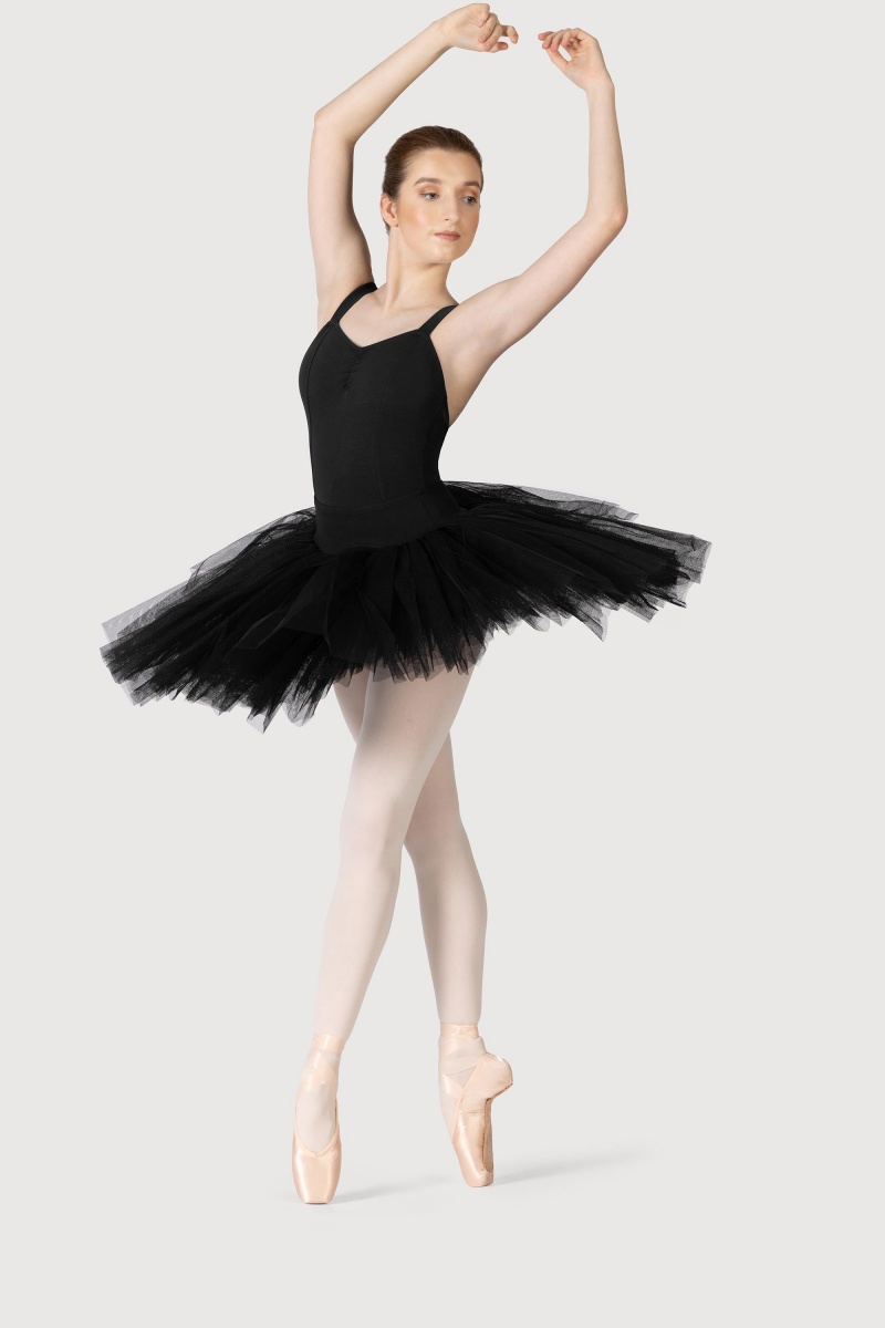 Black Women\'s Bloch Classic Practice ½ Tutu Skirts | USJBT77164