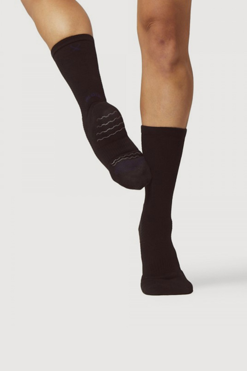 Black Women's Bloch Dance Sock Contemporary | USJZR70561