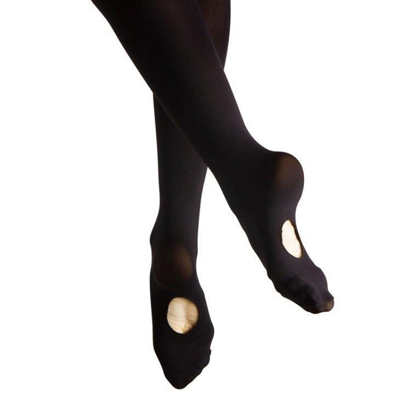 Black Women\'s Bloch Fiesta Convertible Tight | USCVG91035