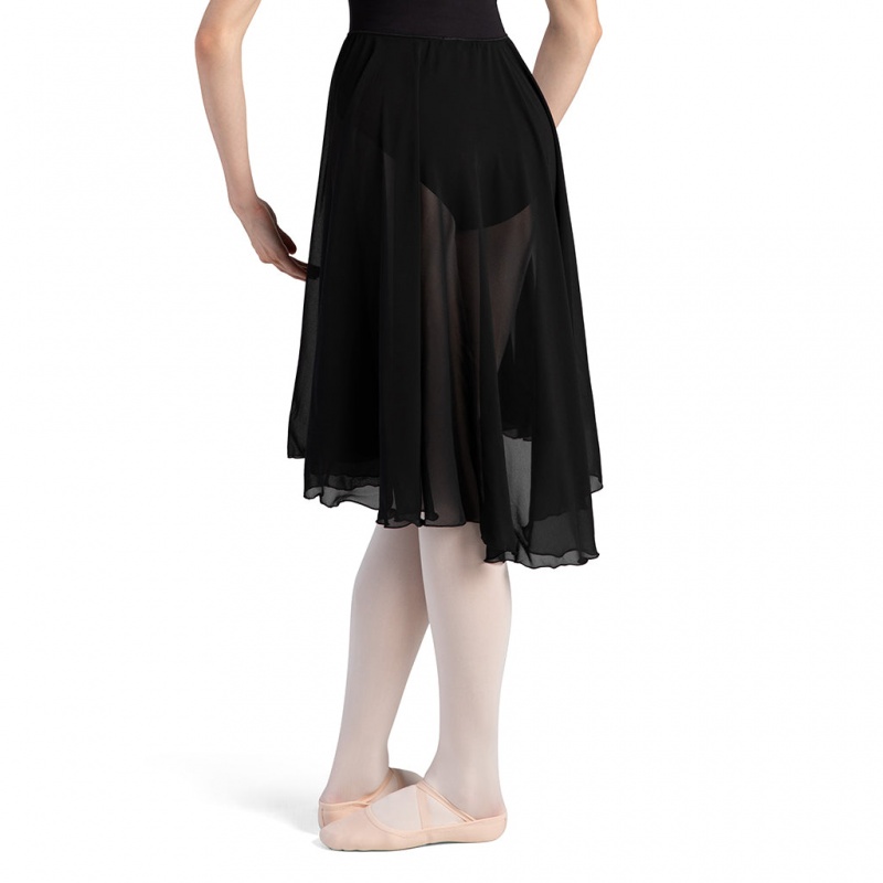 Black Women's Bloch Gavotte Skirts | USJBT94150