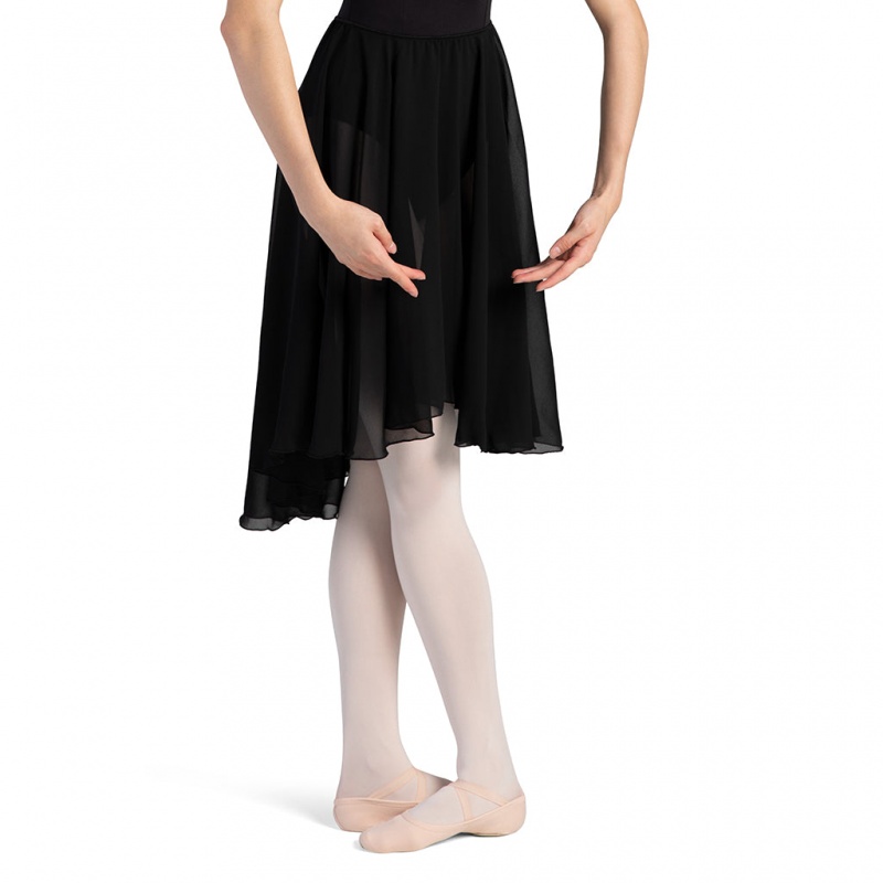 Black Women\'s Bloch Gavotte Skirts | USJBT94150