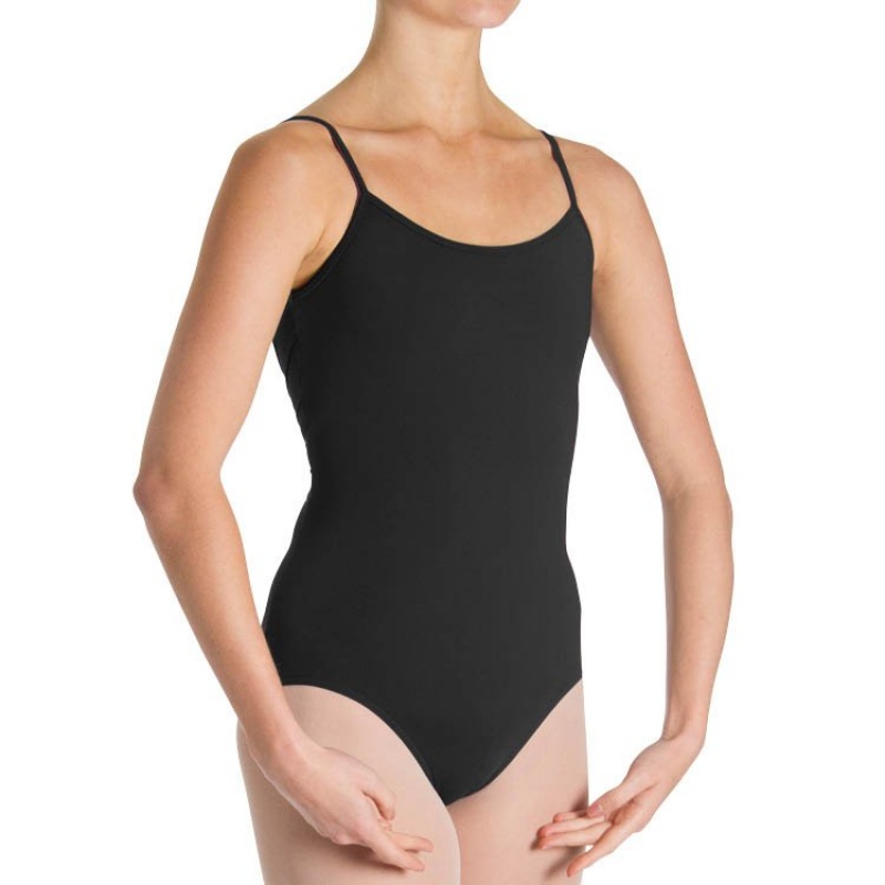 Black Women's Bloch Mirella Moria V Knot Back Leotards | BUSSO66992