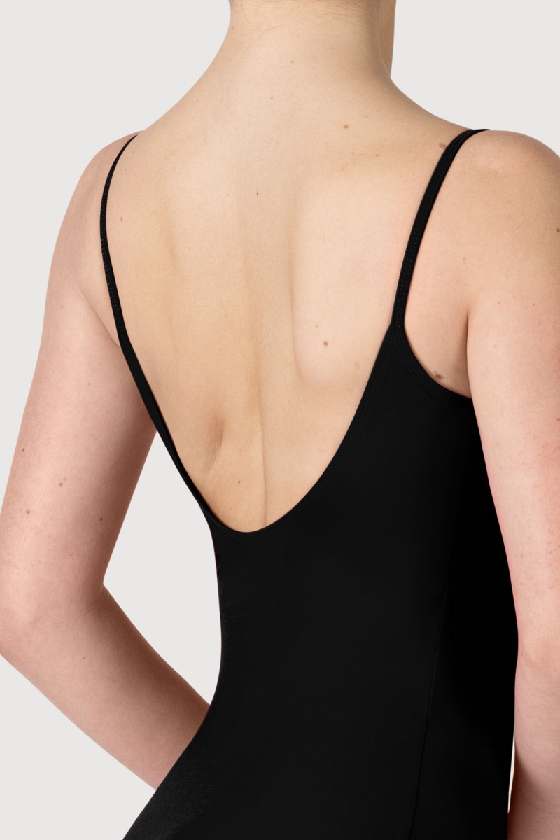 Black Women's Bloch Overture Oriana Princess Seam Leotards | USXMI85689