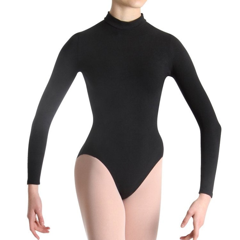 Black Women\'s Bloch Phedra Leotards | USJBT57251