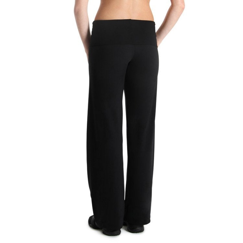 Black Women's Bloch Roll Down Bottoms | DUSVO19401