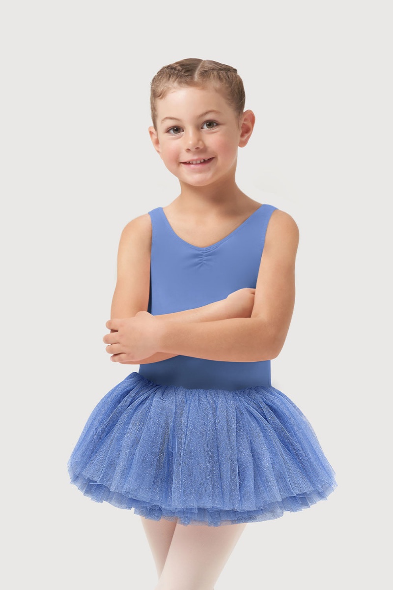 Blue Kids\' Bloch Sparkle Dress | USNZX45459