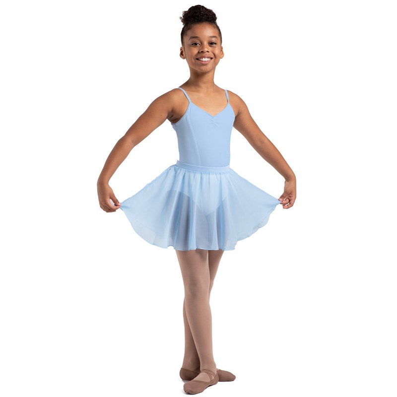 Bluebird Kids' Bloch Chayanne Chiffon Short Circle Skirts | USQCS30783