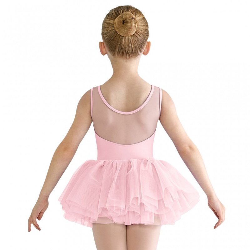 Candy Pink Kids' Bloch Emica Sweetheart Dress | USDYB14593