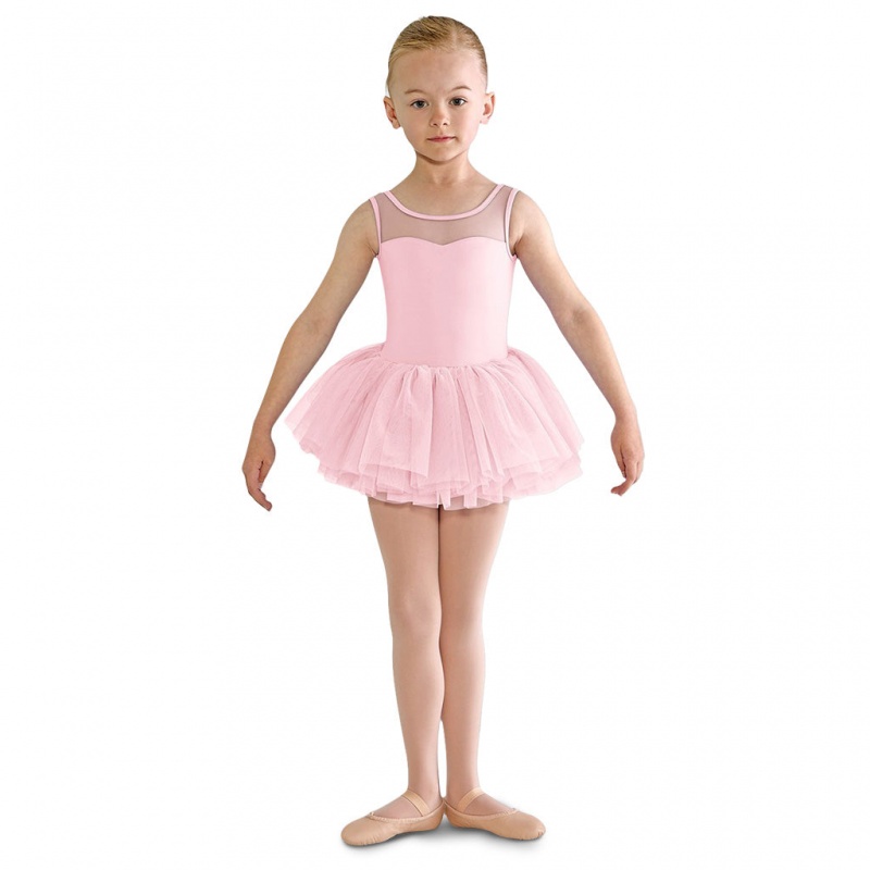 Candy Pink Kids' Bloch Emica Sweetheart Dress | USDYB14593