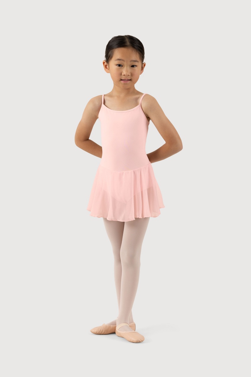 Candy Pink Kids' Bloch Oriole Camisole Leotards | USICD79016