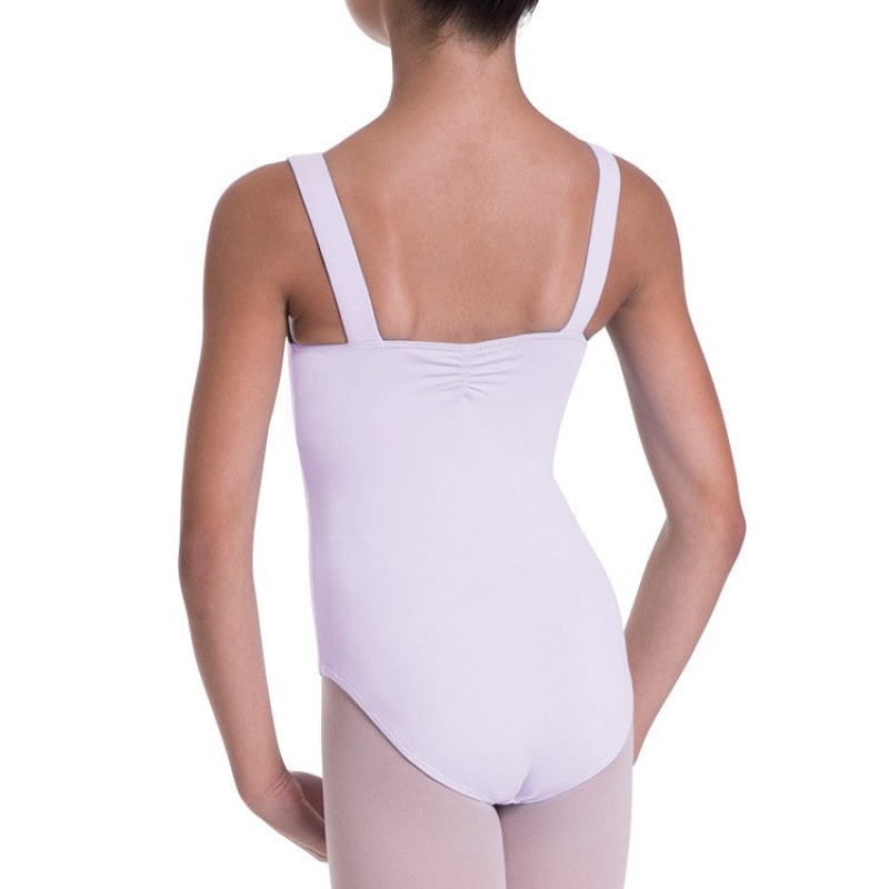 Candy Pink Kids' Bloch Overture Obelia Princess Seam Leotards | DUSVO98762