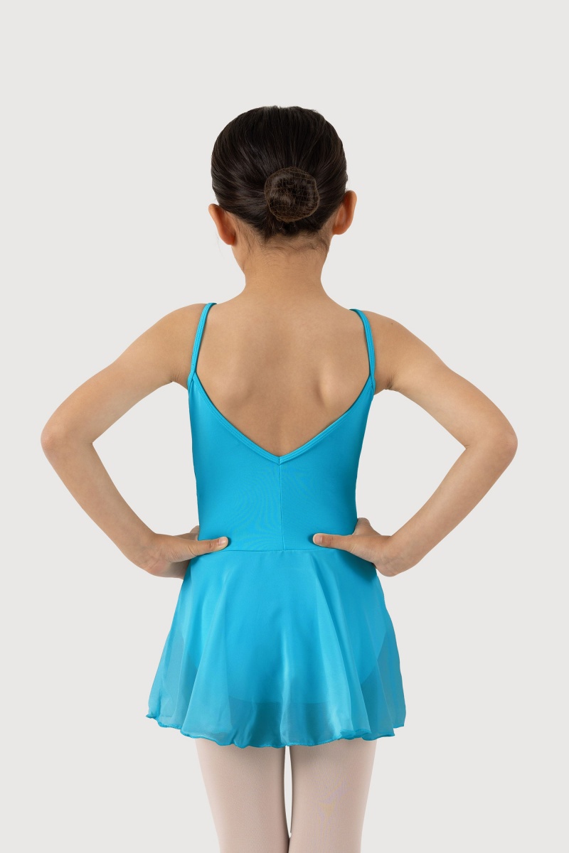 Capri Blue Kids' Bloch Oriole Camisole Leotards | USNEJ20738