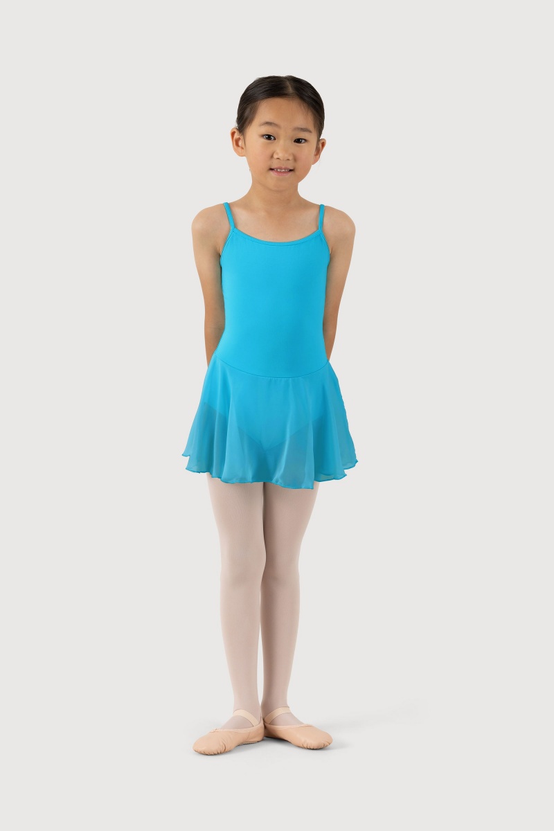 Capri Blue Kids' Bloch Oriole Camisole Leotards | USNEJ20738