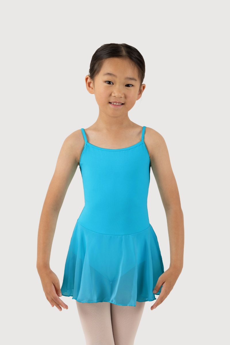 Capri Blue Kids\' Bloch Oriole Camisole Leotards | USNEJ20738