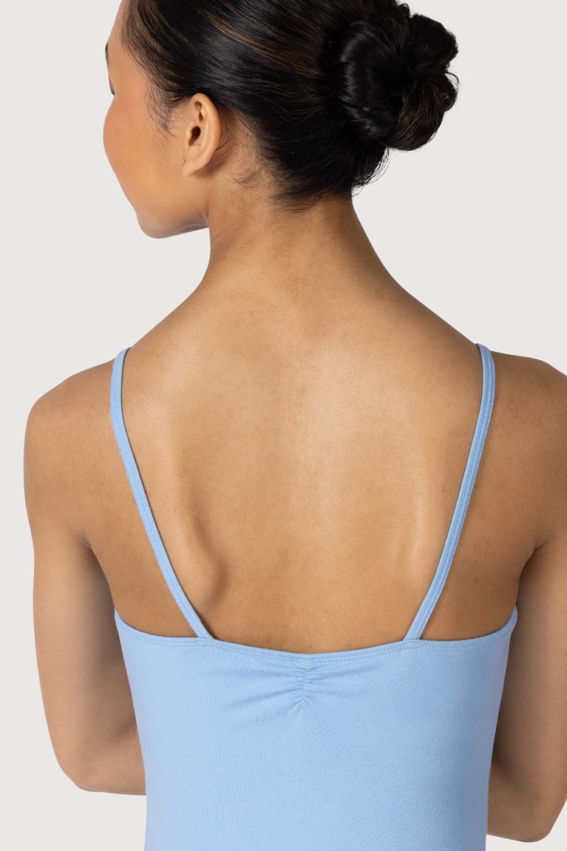 Chambray Women's Bloch Claudette Gathered Cami Leotards | USEAH37448