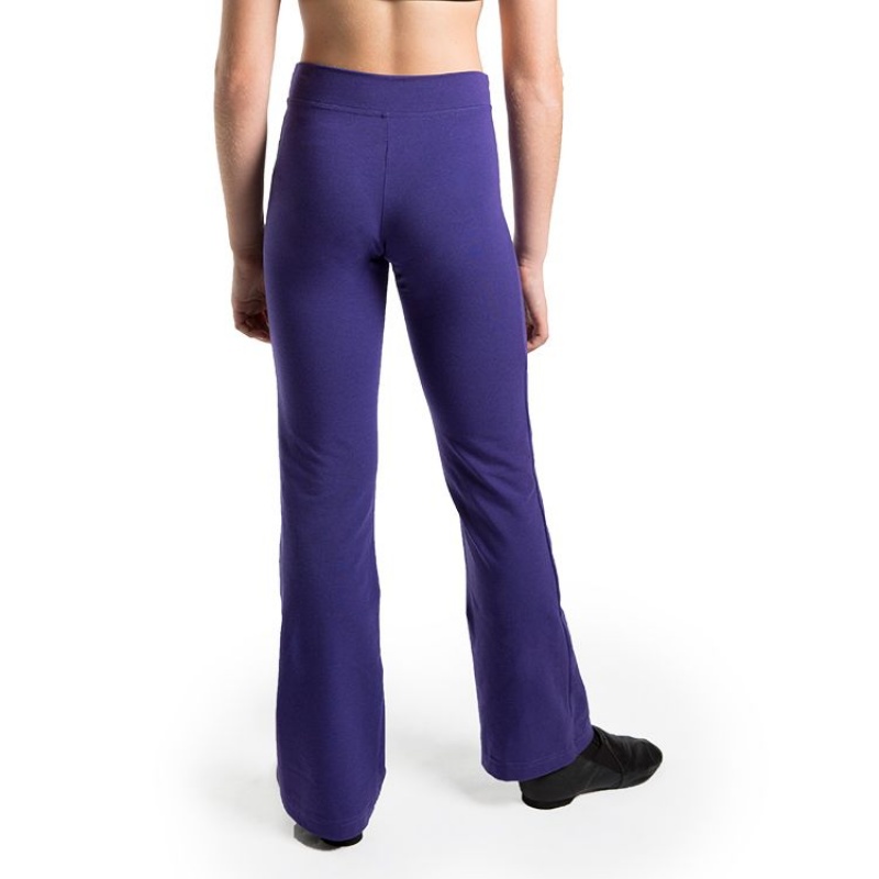 Deep Purple Kids' Bloch Carmel Hipster Front Pant Bottoms | USZDE70664