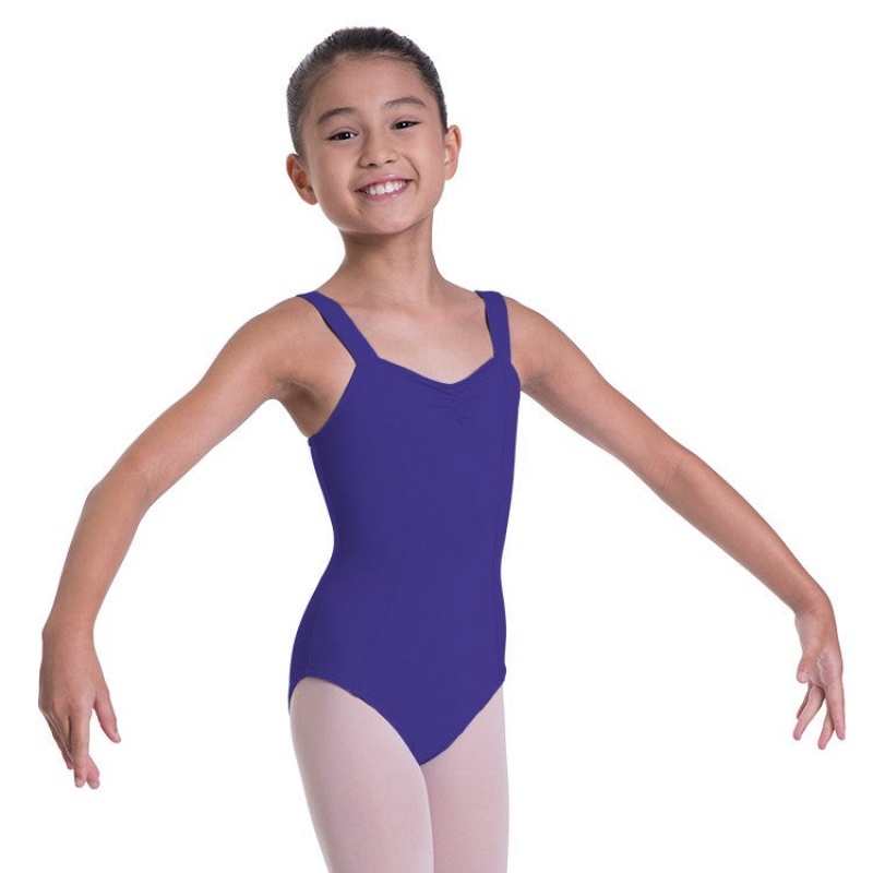 Deep Purple Kids\' Bloch Overture Obelia Princess Seam Leotards | USZDE71854