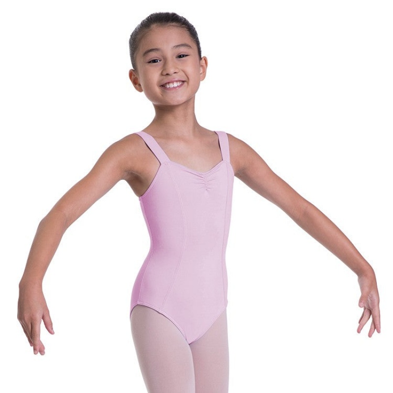 French Rose Kids\' Bloch Overture Obelia Princess Seam Leotards | USDFL28211