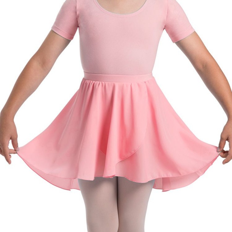 French Rose Kids' Bloch Royale Exam Skirts | LUSTR95758