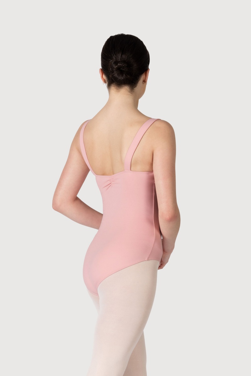 French Rose Women's Bloch Overture Obelia Princess Seam Leotards | YUSVQ47488