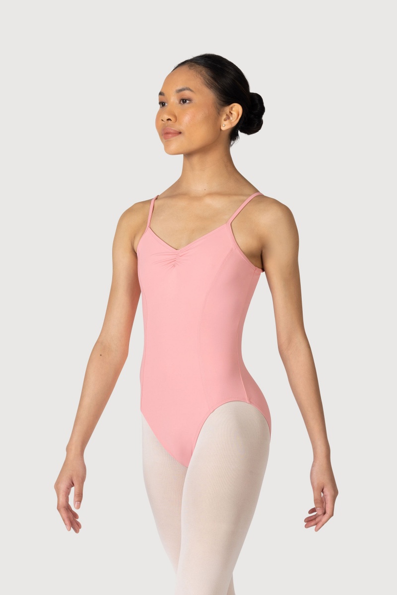 French Rose Women\'s Bloch Overture Oriana Princess Seam Leotards | FUSUI24737