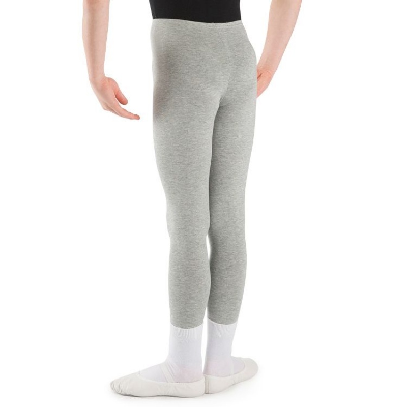 Grey Marle Kids' Bloch Dale Footless Tight | USNEJ82862