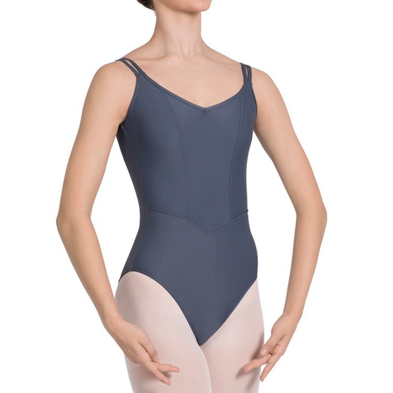 Grey Women's Bloch Danse De Paris 'Natasha' Leotards | USDYB38309