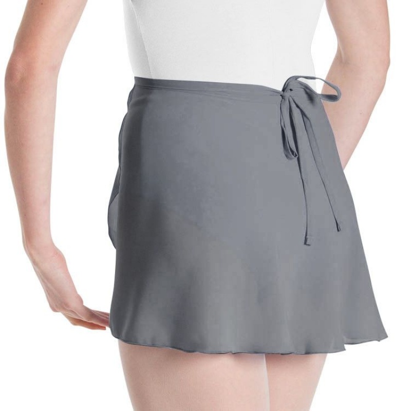 Grey Women's Bloch Mirella Bronte Skirts | ZUSNQ28688