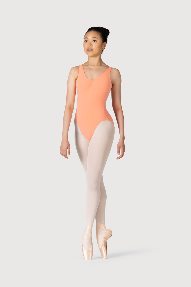 Guava Women's Bloch Gathered Front With Low Back Leotards | FUSUI93597