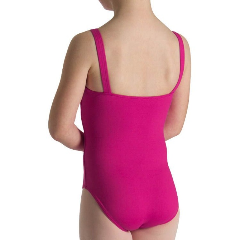 Hot Pink Kids' Bloch Evanleigh Princess Line Leotards | QUSWA10315